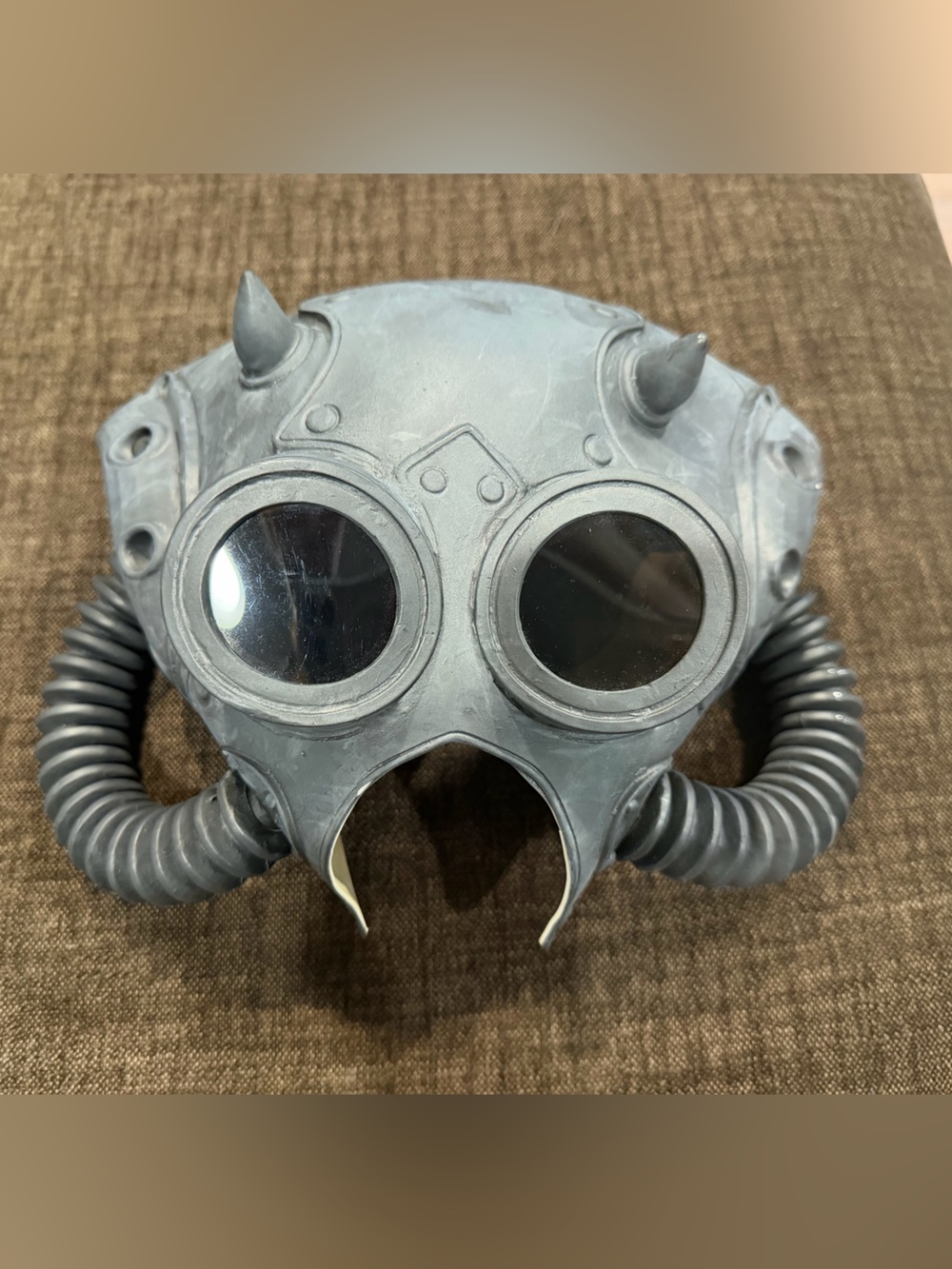 Ghost Band Ghoul Latex Mask - Industrial Gray Steampunk